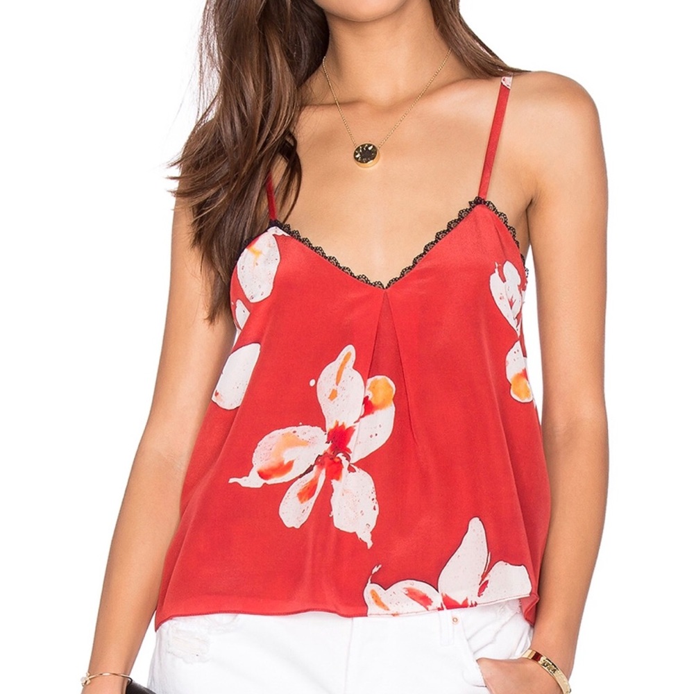 Alice + Olivia Carlene Tank in Summer Lilly